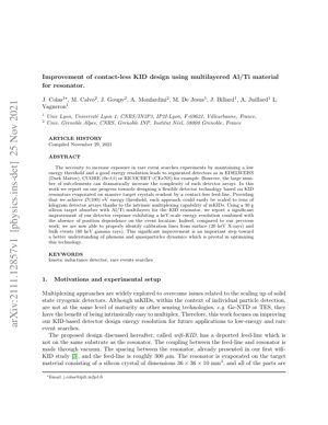 غلاف مستند PDF - تصميم كاشف المحاثة الحركية متعدد الطبقات من الألومنيوم والتيتانيوم لتحسين أداء الرنان